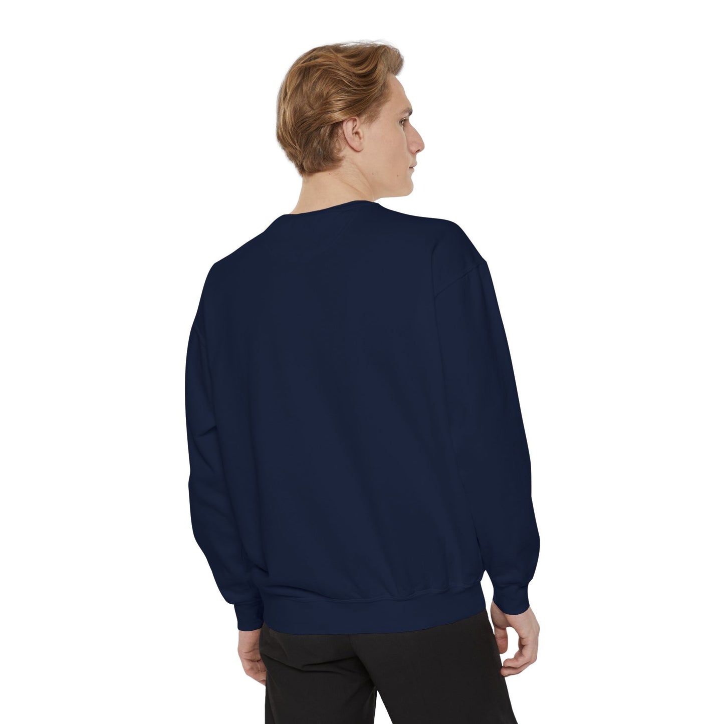 Vintage Poster Anti Nazi Garment-Dyed Sweatshirt
