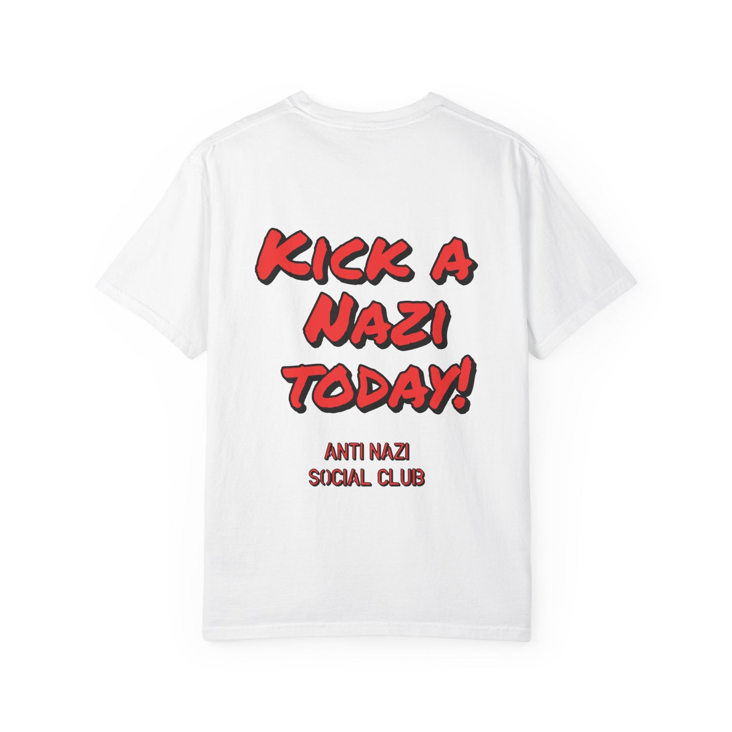 Unisex Tee Anti Nazi Social Club Garment-Dyed T-shirt